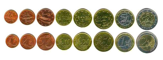 κερματα ευρω